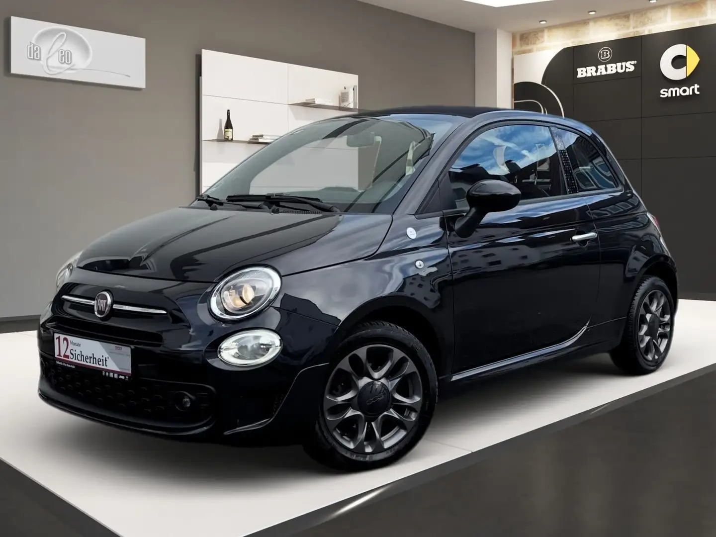 Fiat 500C Sport Hey Google Edition Apple CarPlay PDC Schwarz - 1