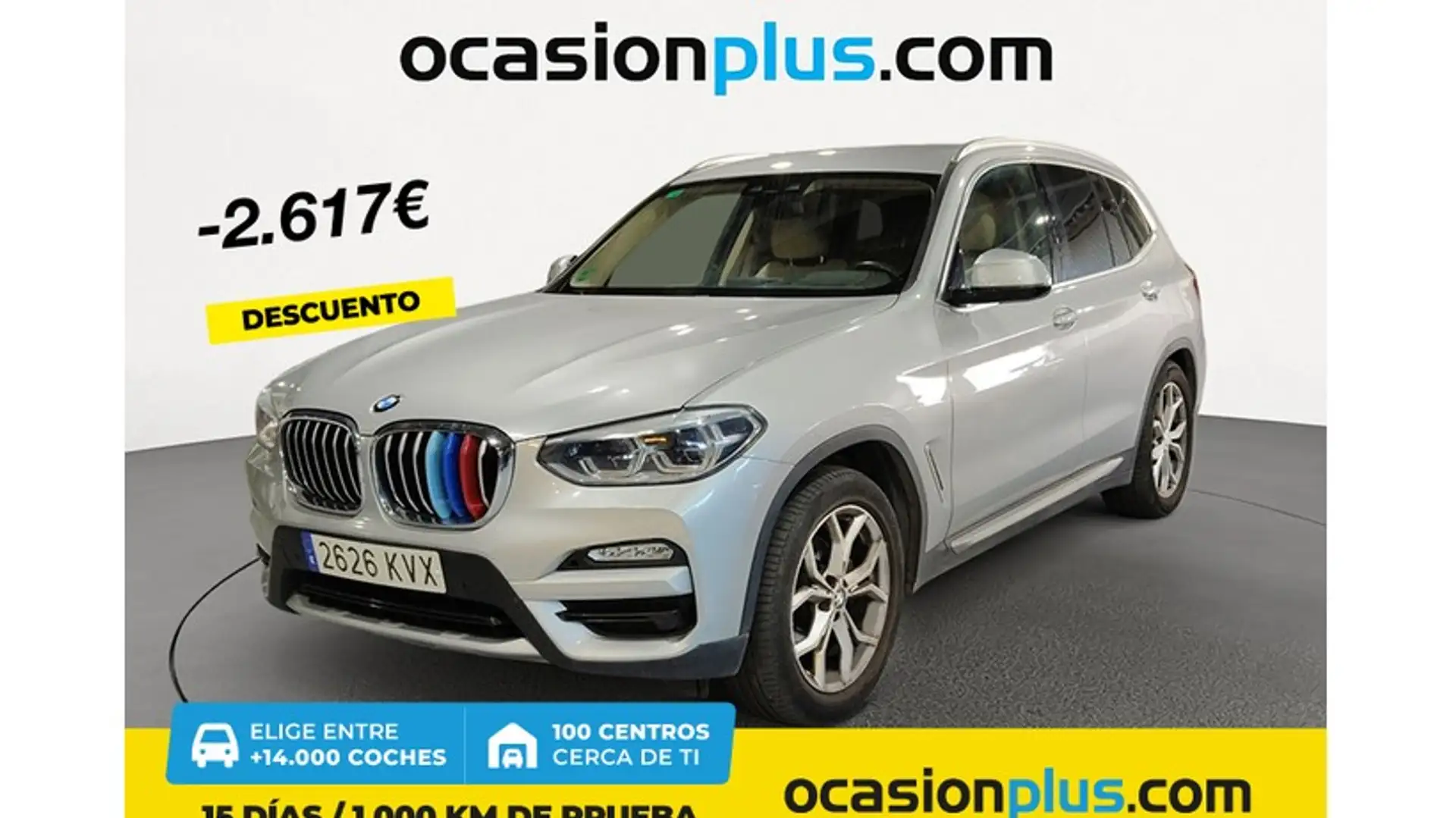 BMW X3 xDrive 20dA Zilver - 1