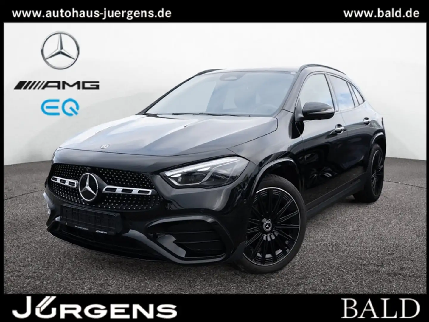 Mercedes-Benz GLA 220 d 4MATIC AMG-Sport+Pano+Distr+MLB+Night Schwarz - 1