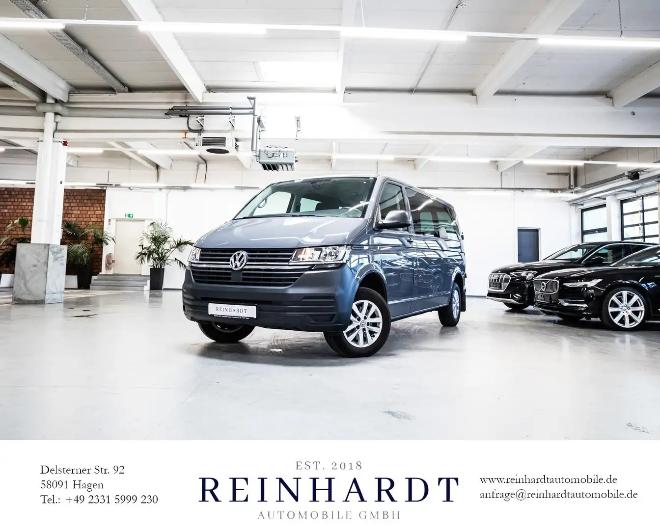 Volkswagen T6.1 Transporter 2.0TDi LANG/DSG/KLIMA/SHZ./DAB+ Šedá - 1