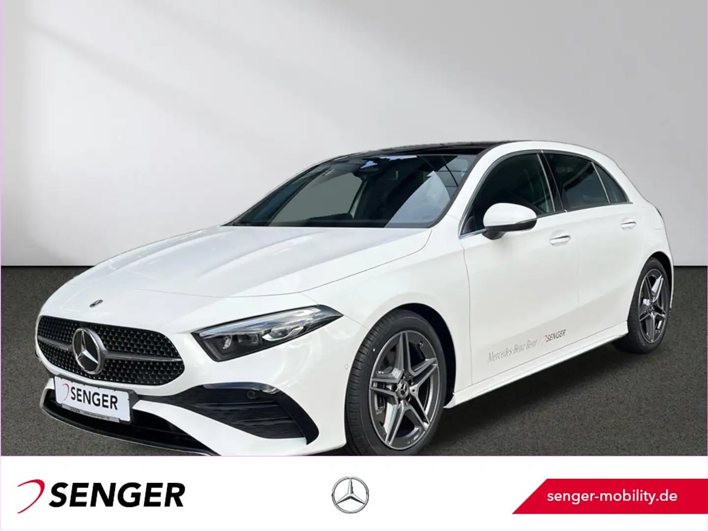 Mercedes-Benz A 200 AMG Distronic Multibeam-LED Panorama MBUX Weiß - 1