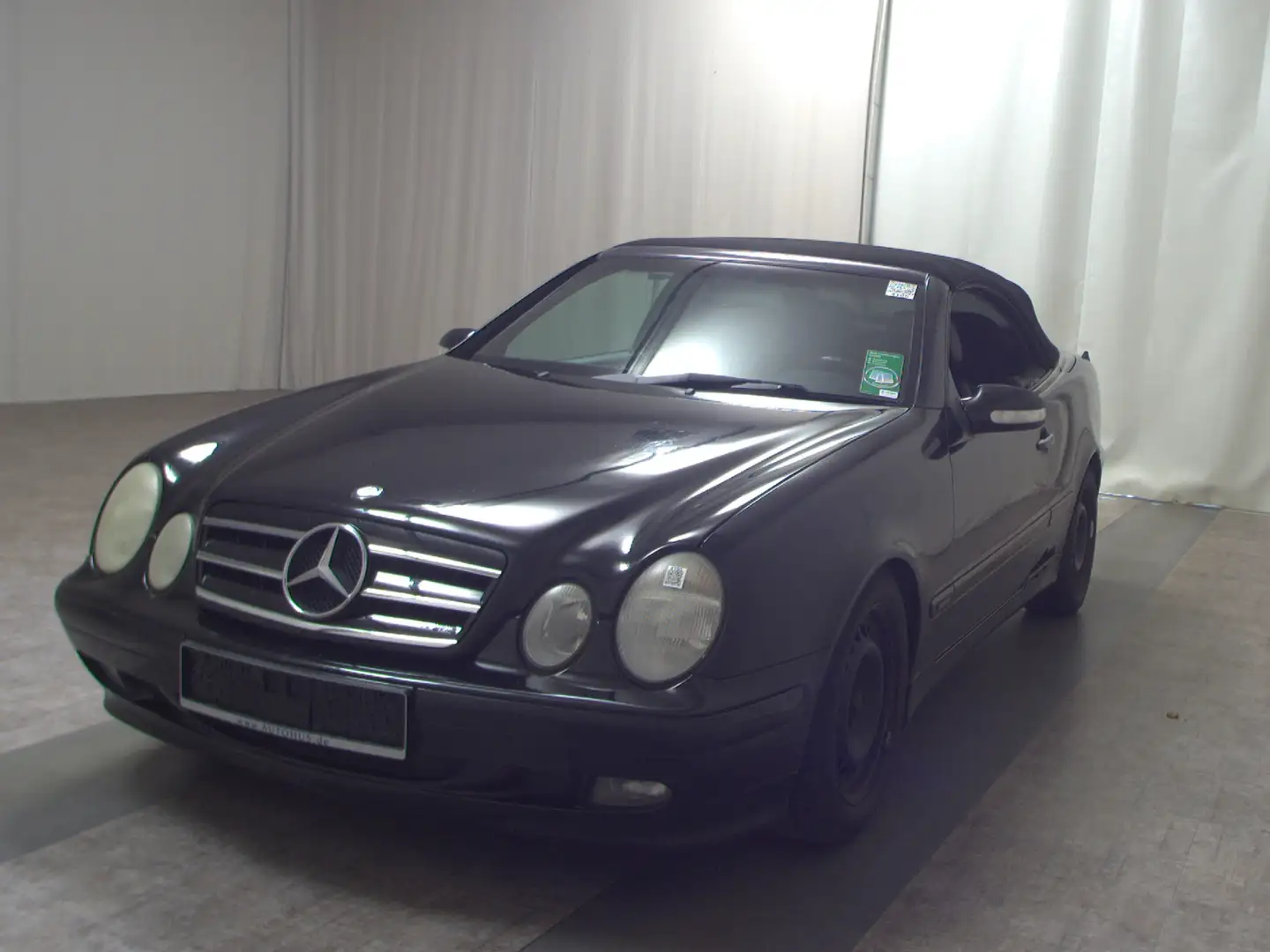 Mercedes-Benz CLK 200 K Cabrio Elegance Leder Noir - 2