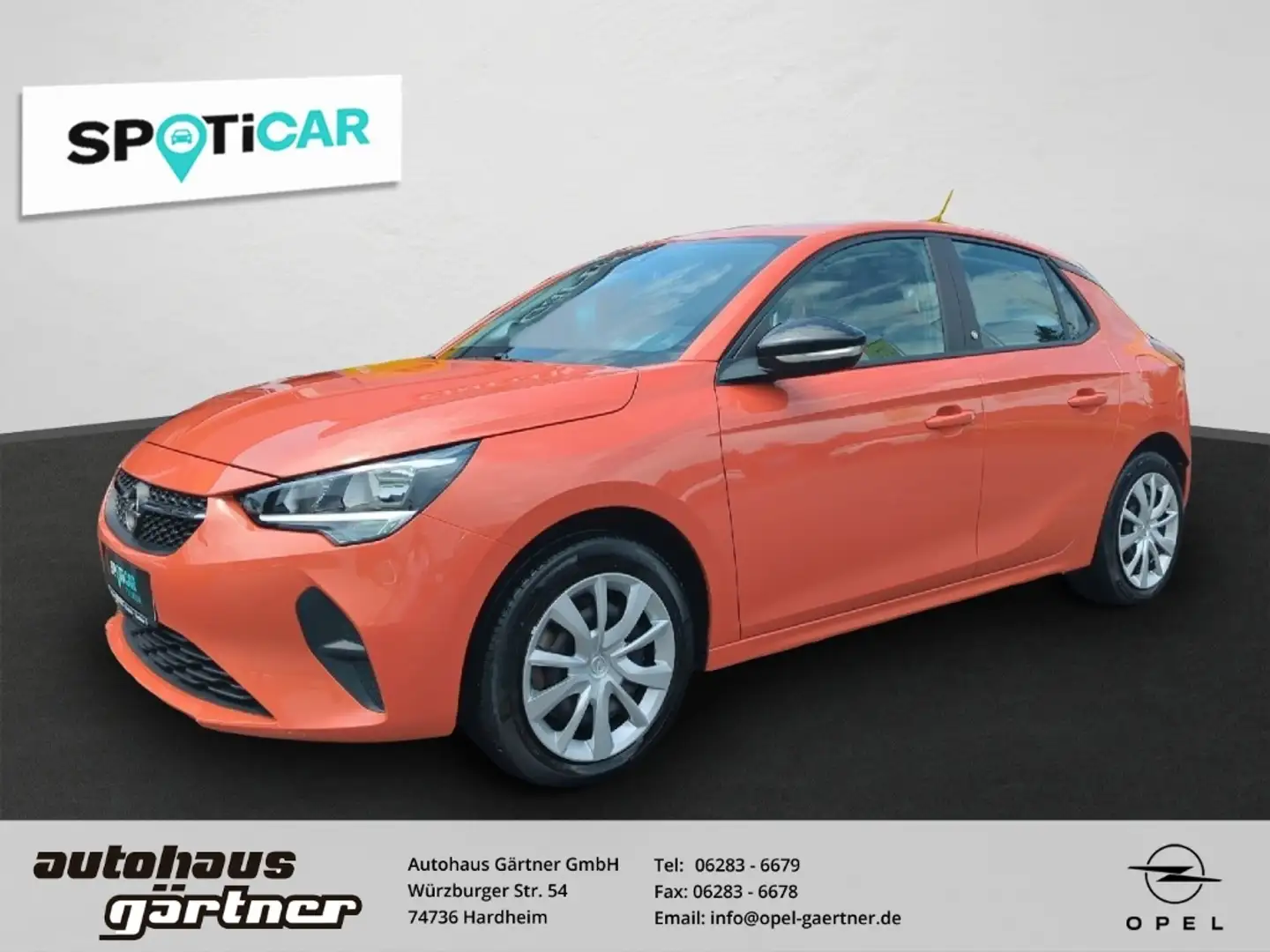 Opel Corsa-e Corsa F e Edition PDC h. Apple CarPlay Android Aut Orange - 1