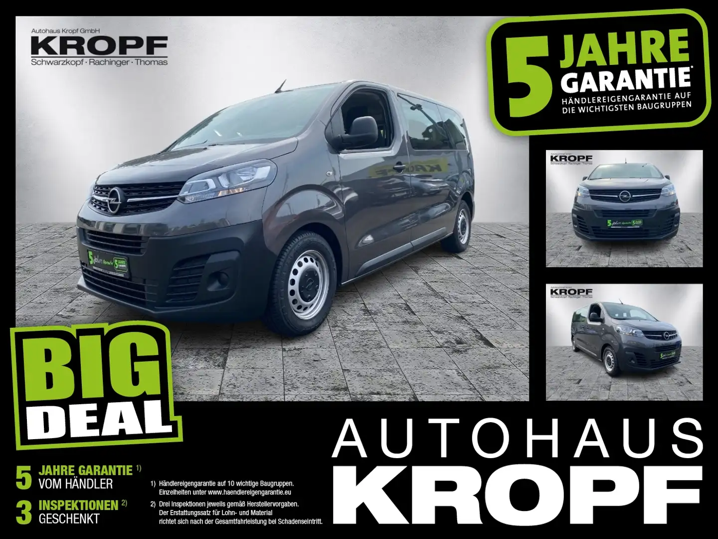 Opel Vivaro Kombi (L2) 1.5 D S (L1) L2 +KAM PDC Gri - 1