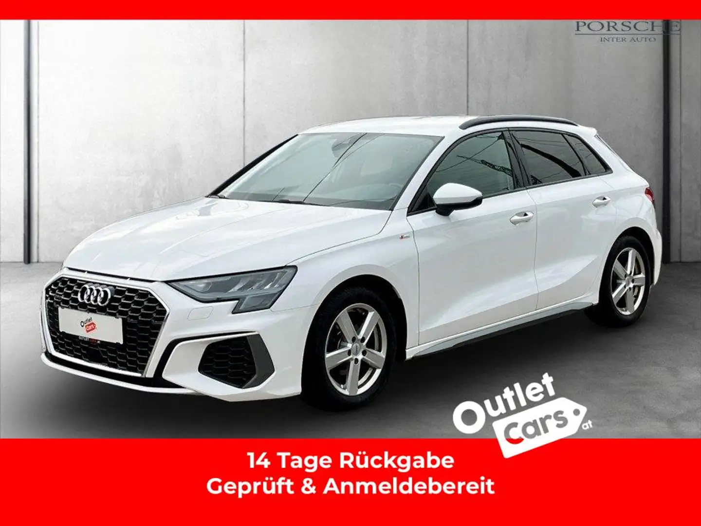 Audi A3 Sportback 40 2.0 TDI quattro S-Line MEGAPREIS Weiß - 1