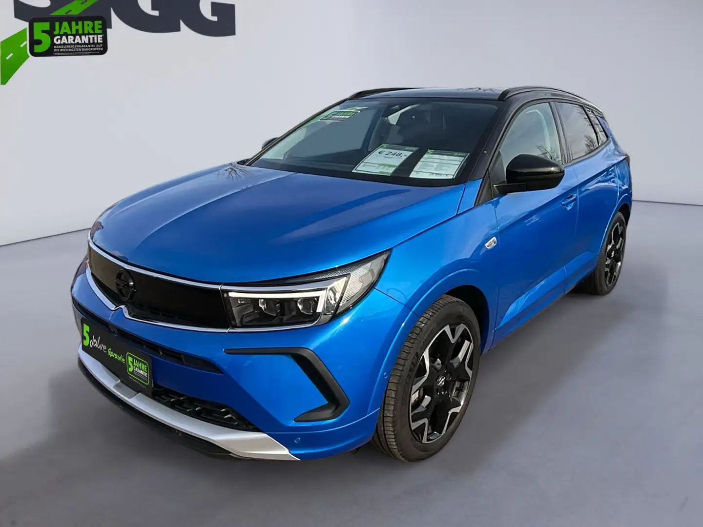 Opel Grandland 1.6 Turbo Ultimate 4 Vollausstattung Blau - 2