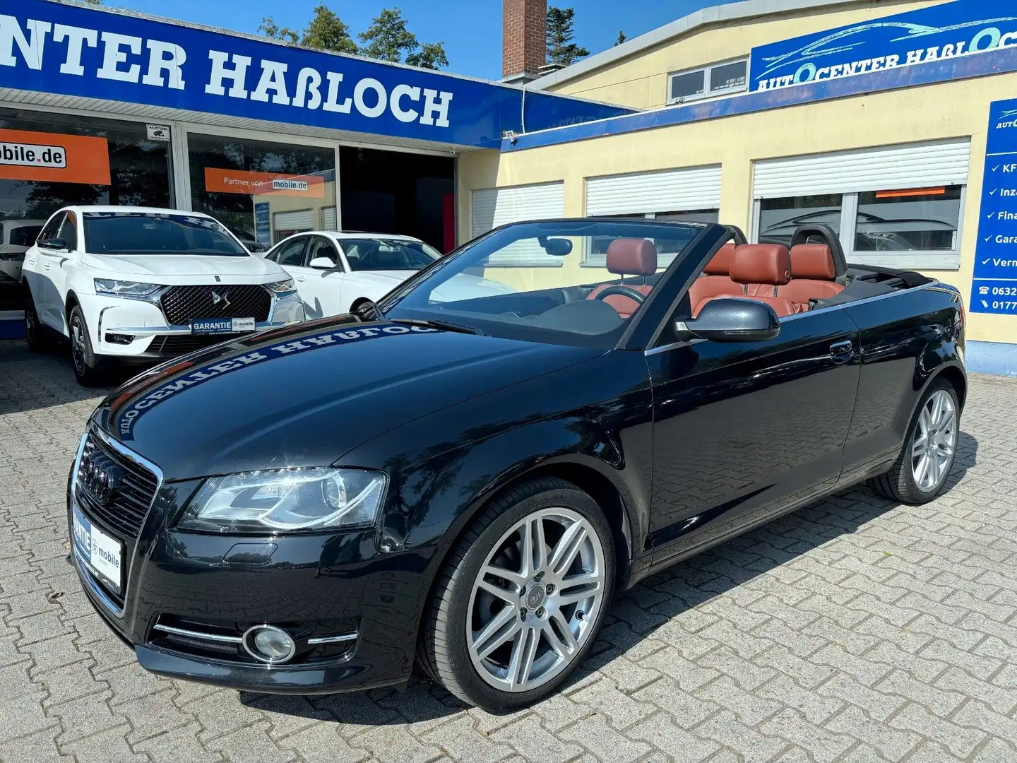 Audi A3 Cabriolet Ambition-Sport*Leder*S-Heft*18"TOP" Schwarz - 1