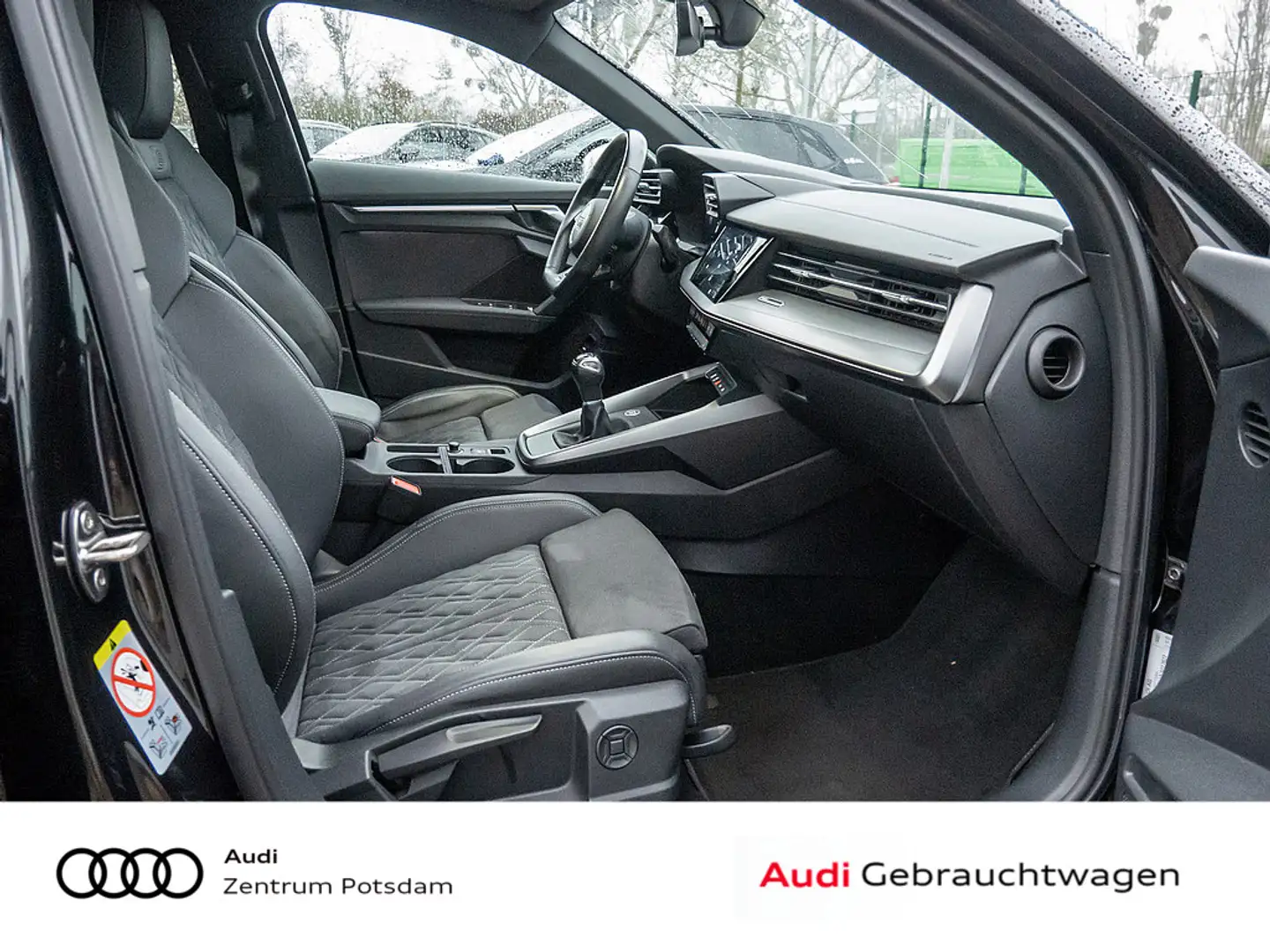 Audi A3 Sportback S line 35 TDI LED NAVI VIRTUAL S Czarny - 2
