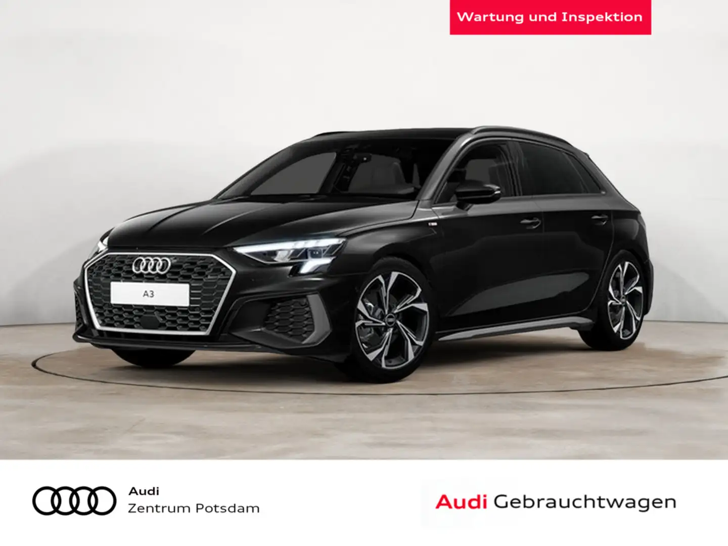 Audi A3 Sportback S line 35 TDI LED NAVI VIRTUAL S Schwarz - 1
