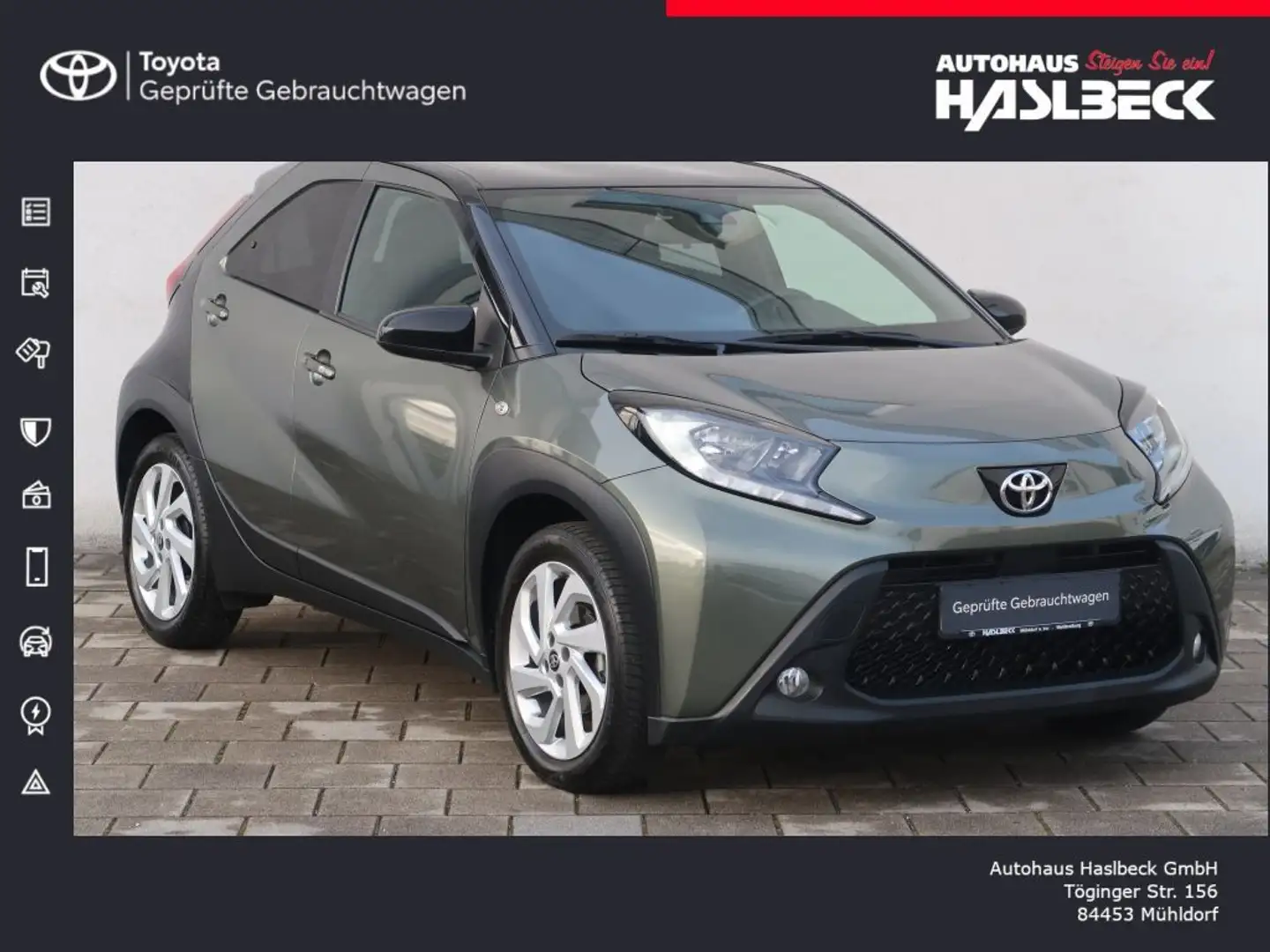 Toyota Aygo X Pulse + Komfort Paket Grün - 1