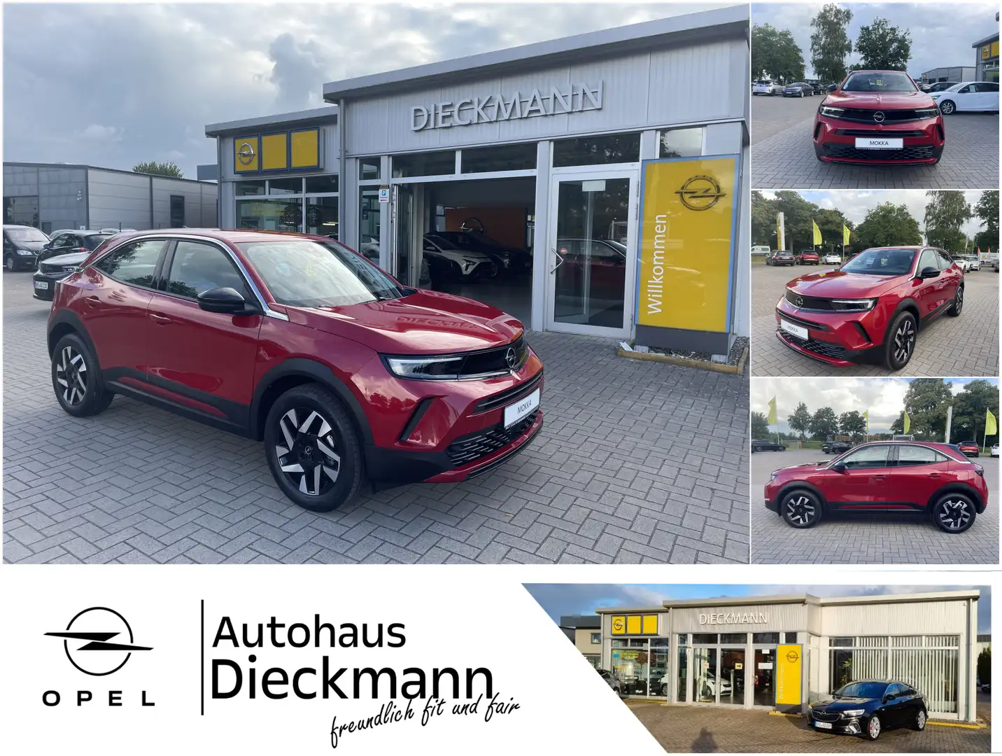 Opel Mokka-E legance SHZ RFK PDC LM Multimedia Rojo - 1
