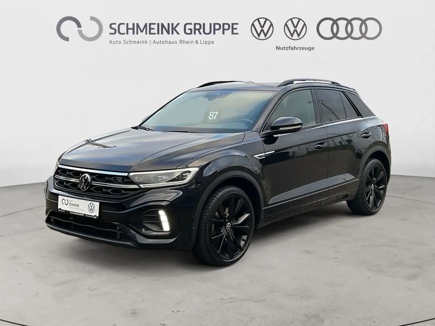 Volkswagen T-Roc 1.5 TSI R-Line Navi Kamera ACC CarPlay Schwarz - 1
