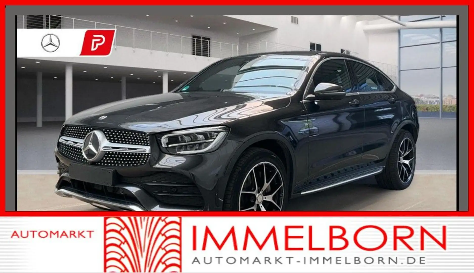 Mercedes-Benz GLC 300 e AMG 20*Coupe*Virtual*Burmest*DAB*Leder Grau - 1