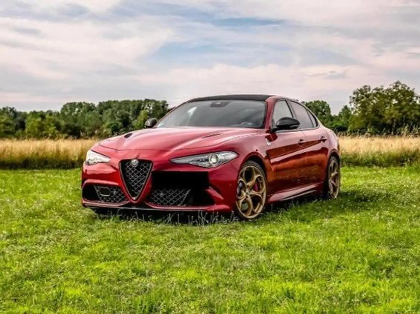 Alfa Romeo Giulia Giulia 2.9 t V6 Quadrifoglio 510cv auto Червоний - 1