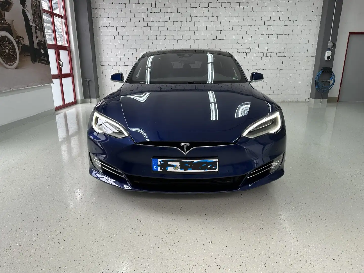 Tesla Model S Model S 90D Allradantrieb Performance Blau - 2