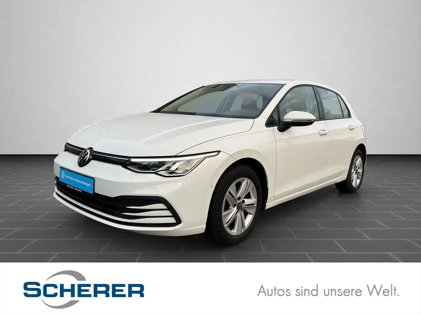 Volkswagen Golf VIII Life 1.5 TSI CARPLAY ACC SHZ GJR PARKL Weiß - 1