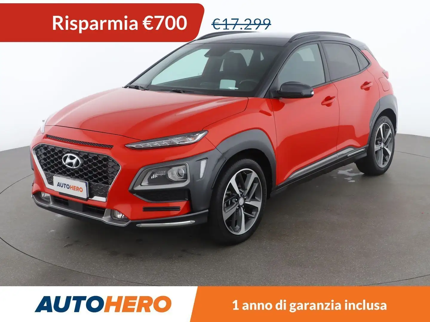 Hyundai KONA 1.6 TGDI Style DCT 4WD Arancione - 1