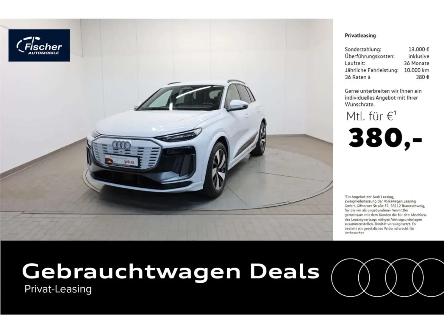Audi Q6 55 quattro S line Beif.Dis./Leder/20'' Blanc - 1