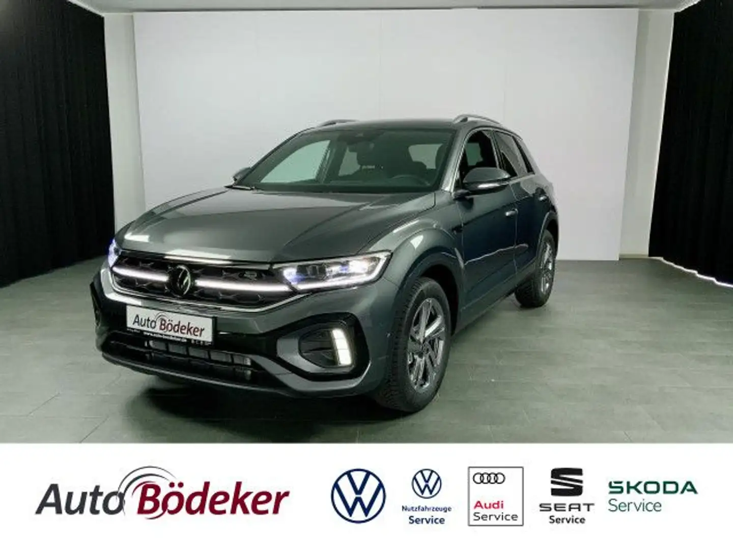 Volkswagen T-Roc R-Line 1.5 l TSI OPF 110 kW (150 PS) Navi Grau - 1