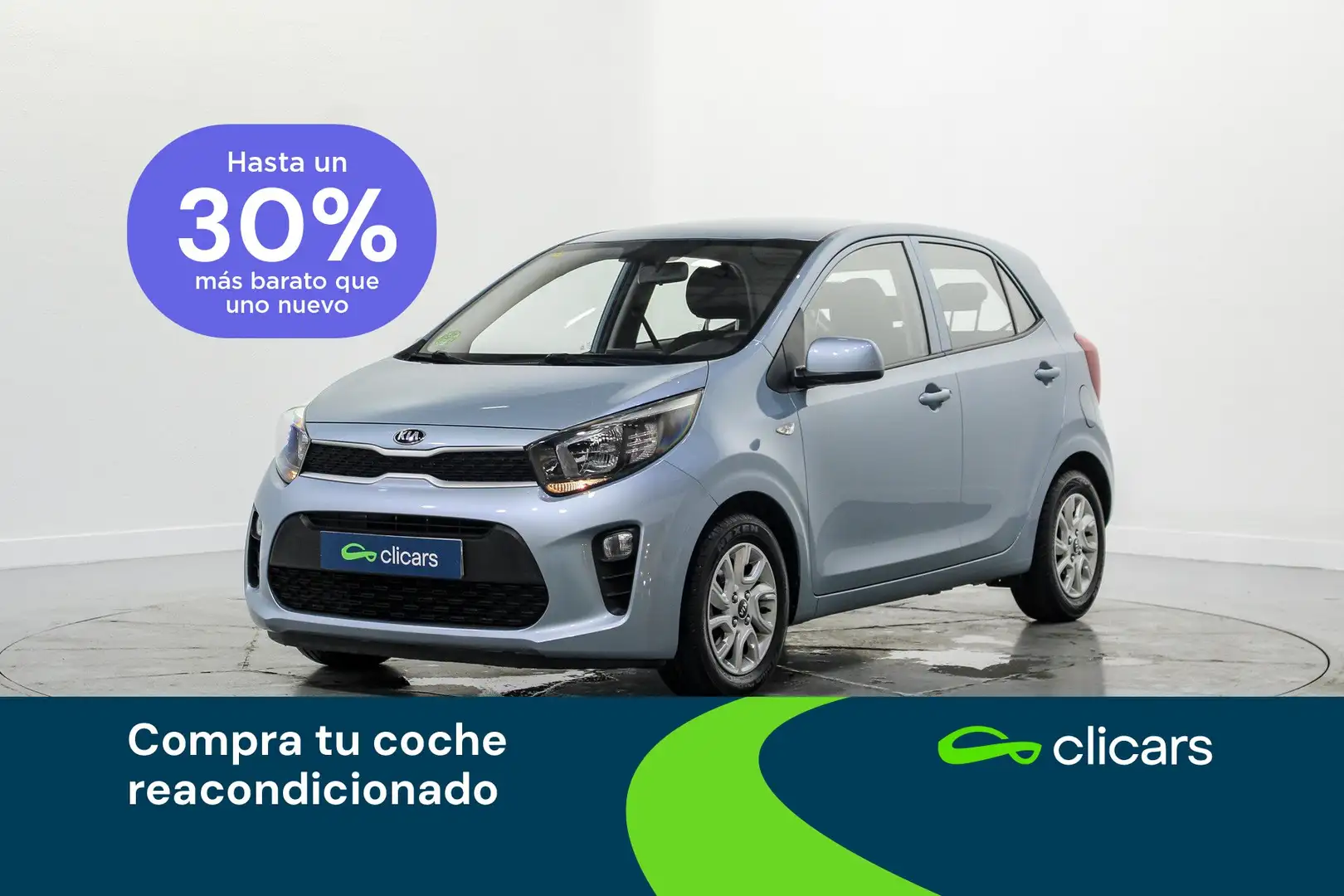 Kia Picanto 1.0 CVVT Eco-Dynamics Concept Pack Comfort Azul - 1