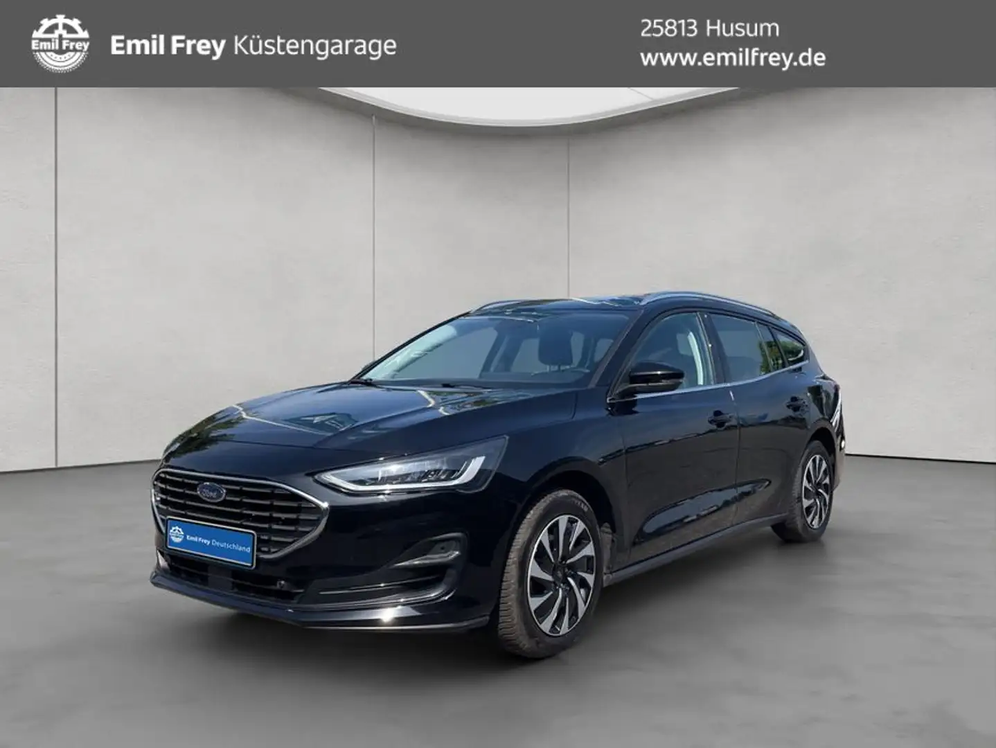 Ford Focus Turnier 1.0 EcoBoost TITANIUM, NAVI, GJR,C Schwarz - 1