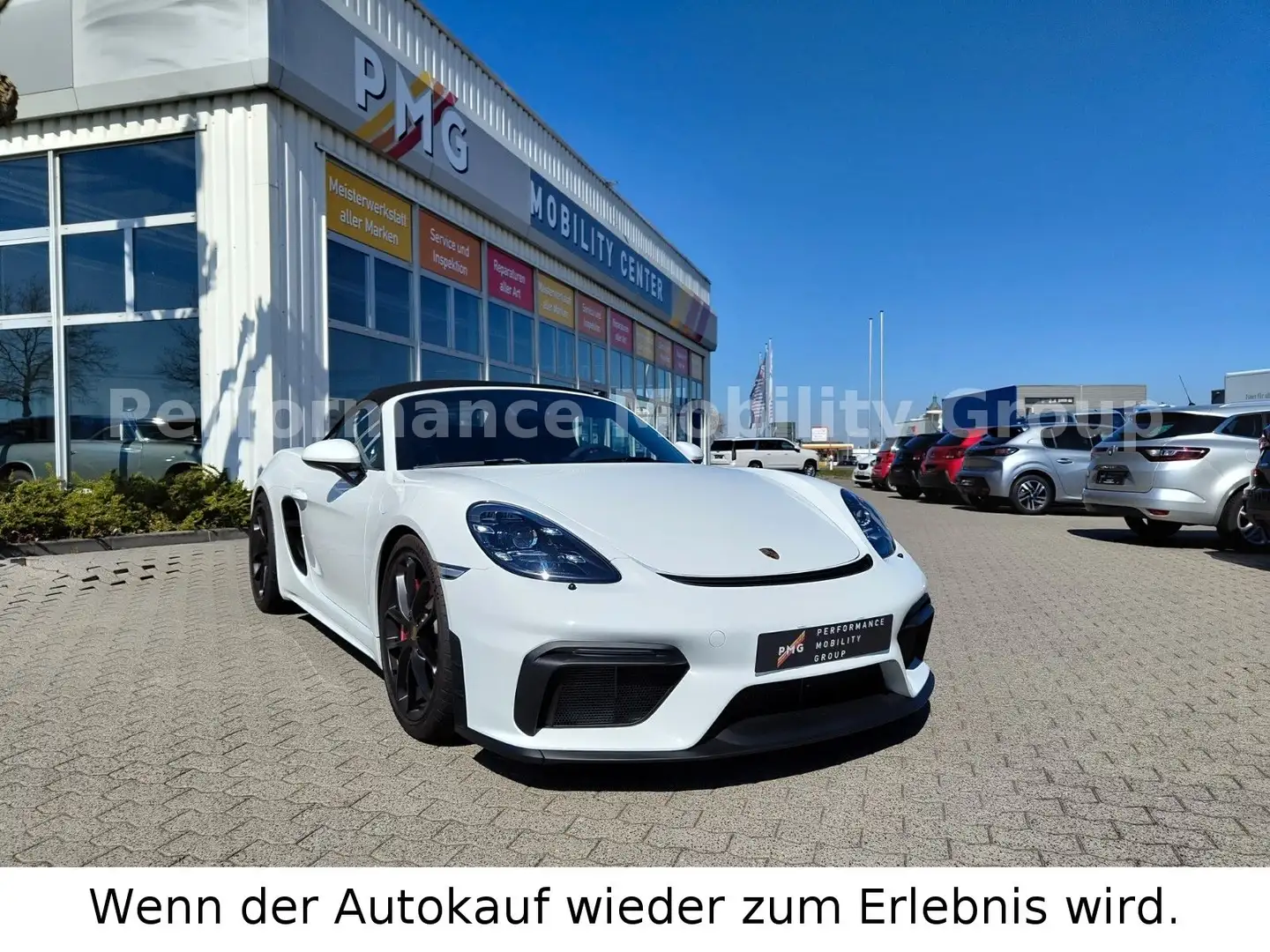 Porsche Cayman 718 Boxster Spyder PDLS+/BOSE/Rückf./wenig Km Blanco - 1
