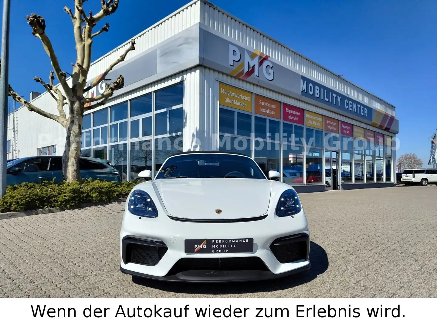 Porsche Cayman 718 Boxster Spyder PDLS+/BOSE/Rückf./wenig Km Blanco - 2
