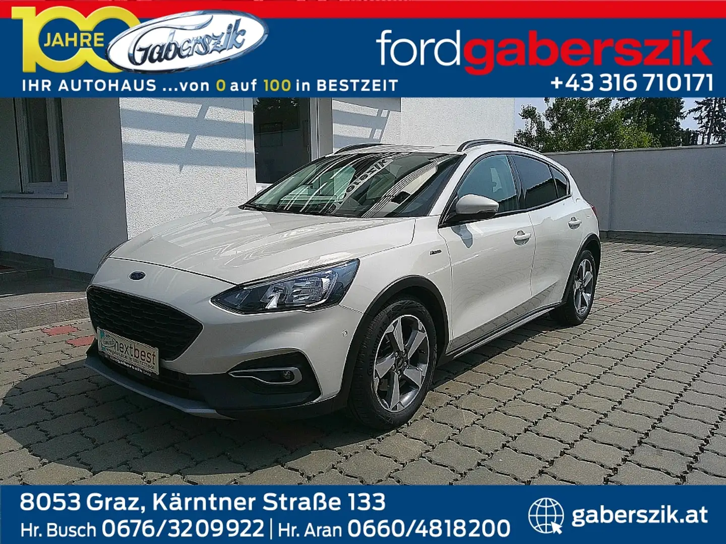 Ford Focus 1,5 EcoBlue Active Weiß - 1
