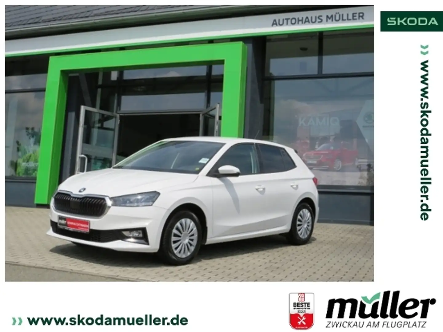 Skoda Fabia Ambition KLIMA PDC beh. LR Weiß - 1