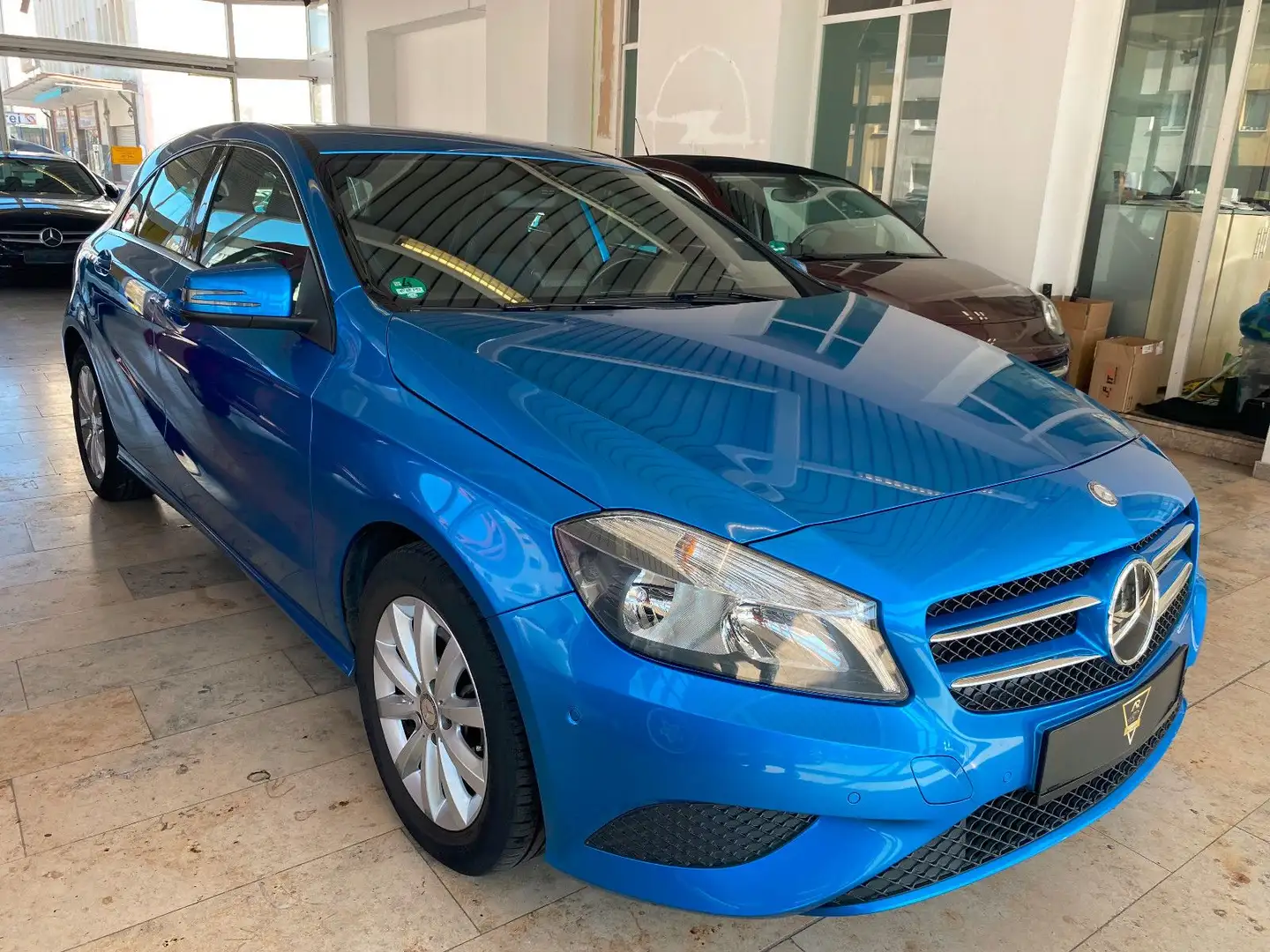 Mercedes-Benz A 200 CDI/Leder/F1/PDC/Navi/SHZ/Autm./103tkm/ Blauw - 1