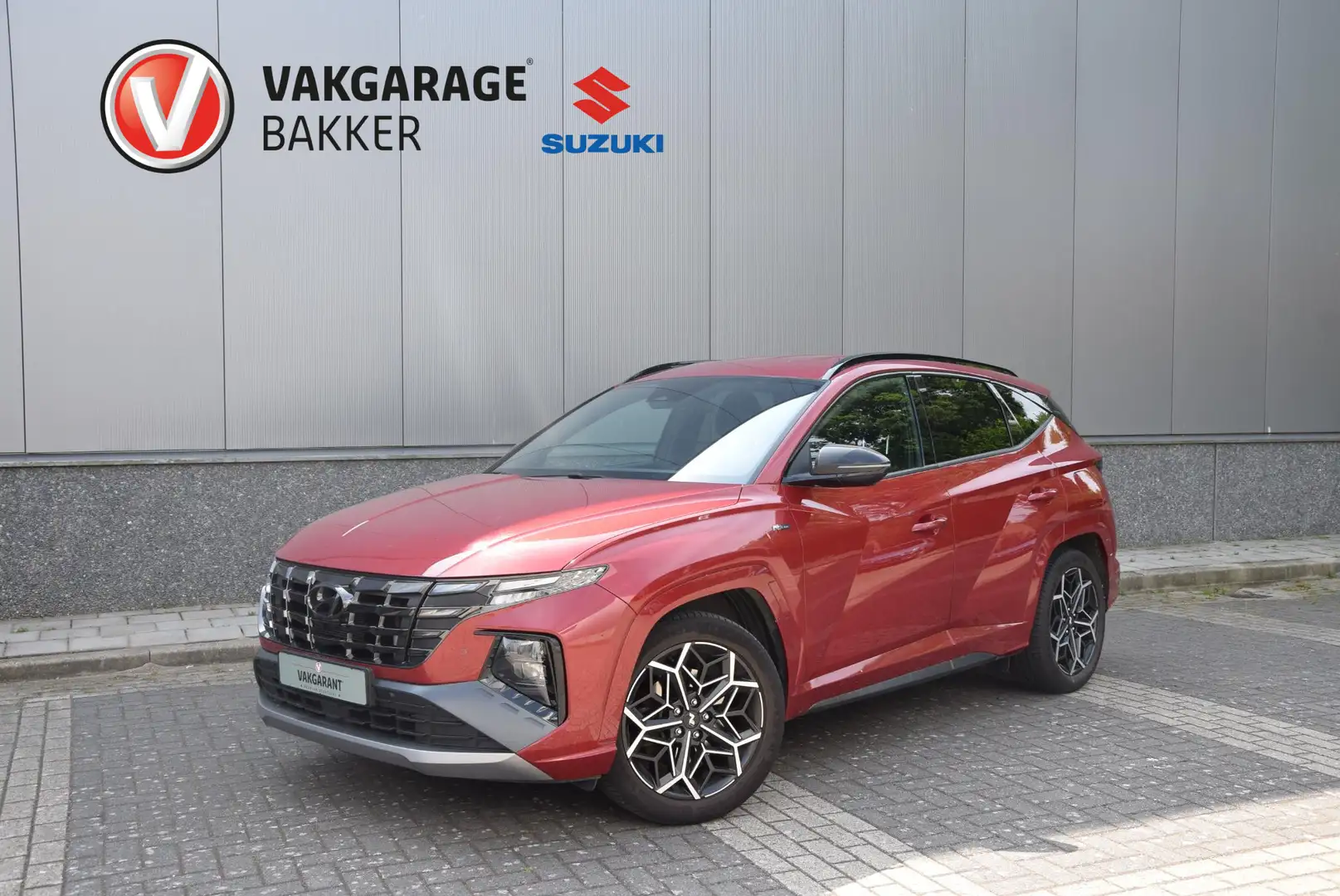 Hyundai TUCSON 1.6 T-GDI MHEV N Line | lederen/suède bekleding | Rouge - 1