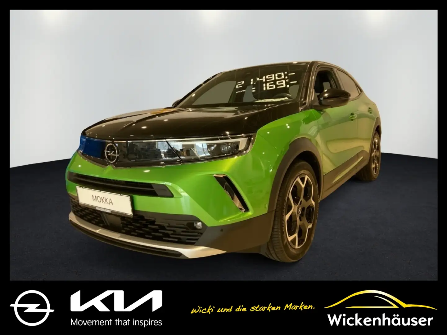 Opel Mokka-E Mokka e Ultimate Alcantara Kamera PDC SHZ Grün - 1