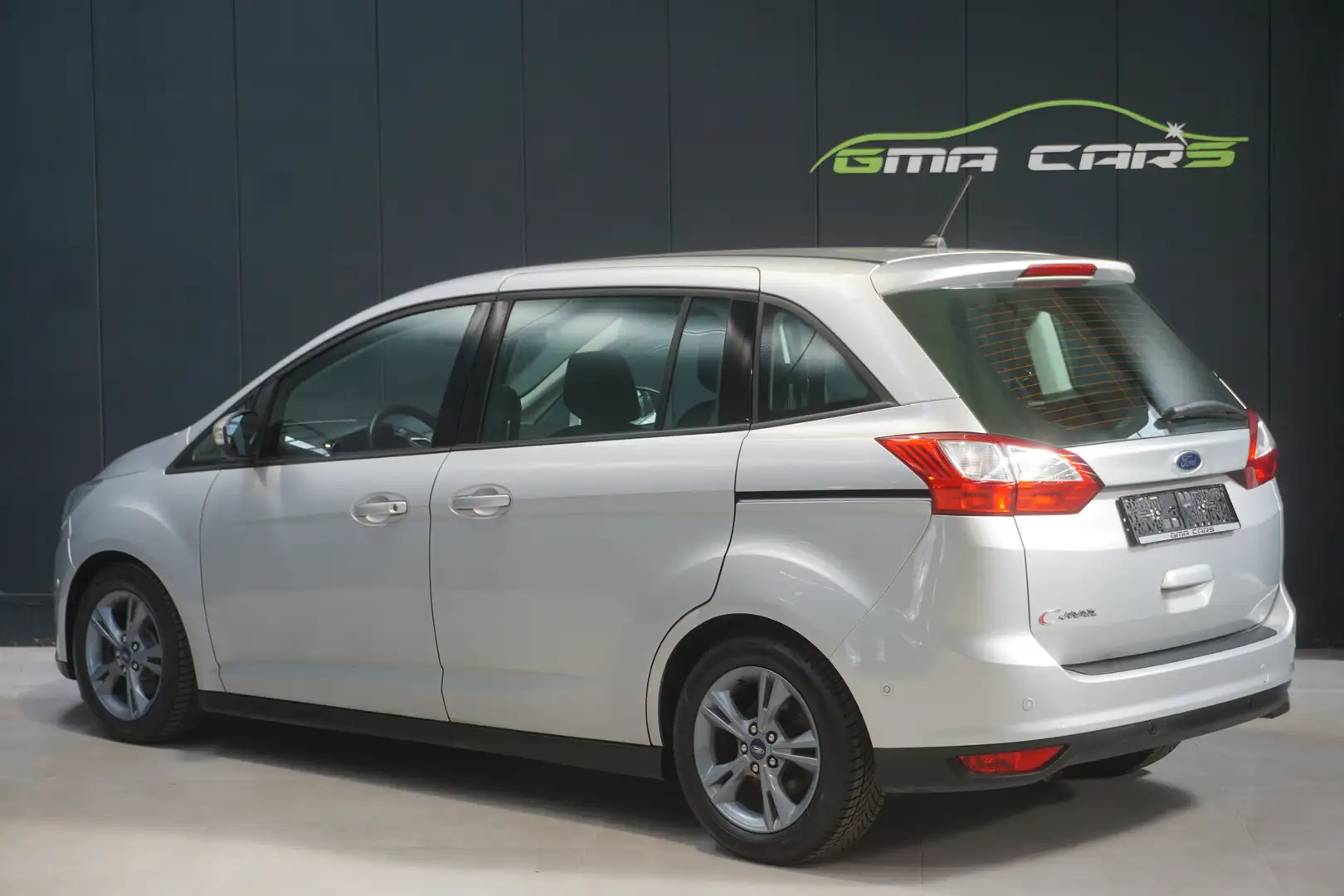 Ford C-Max 1.0 EcoBoost Benzine 7 Zit-Navi-Airco-PDC-Garantie Zilver - 2