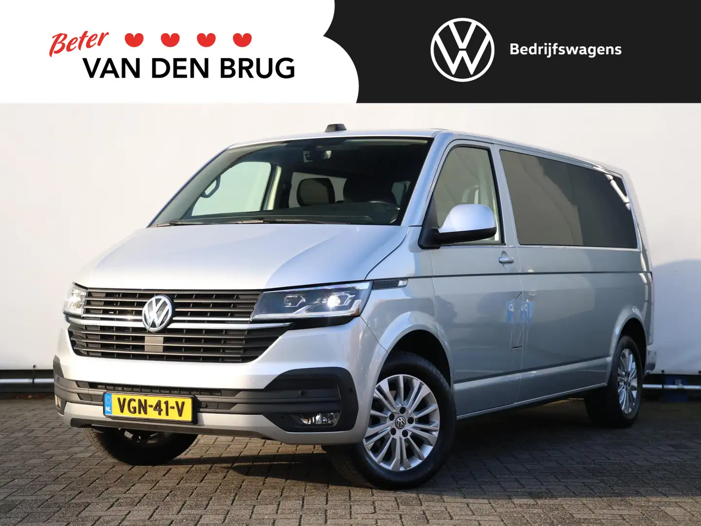 Volkswagen T6.1 Transporter 2.0 TDI L2H1 30 DC 150pk Automaat | Navi | Cruise Argent - 1