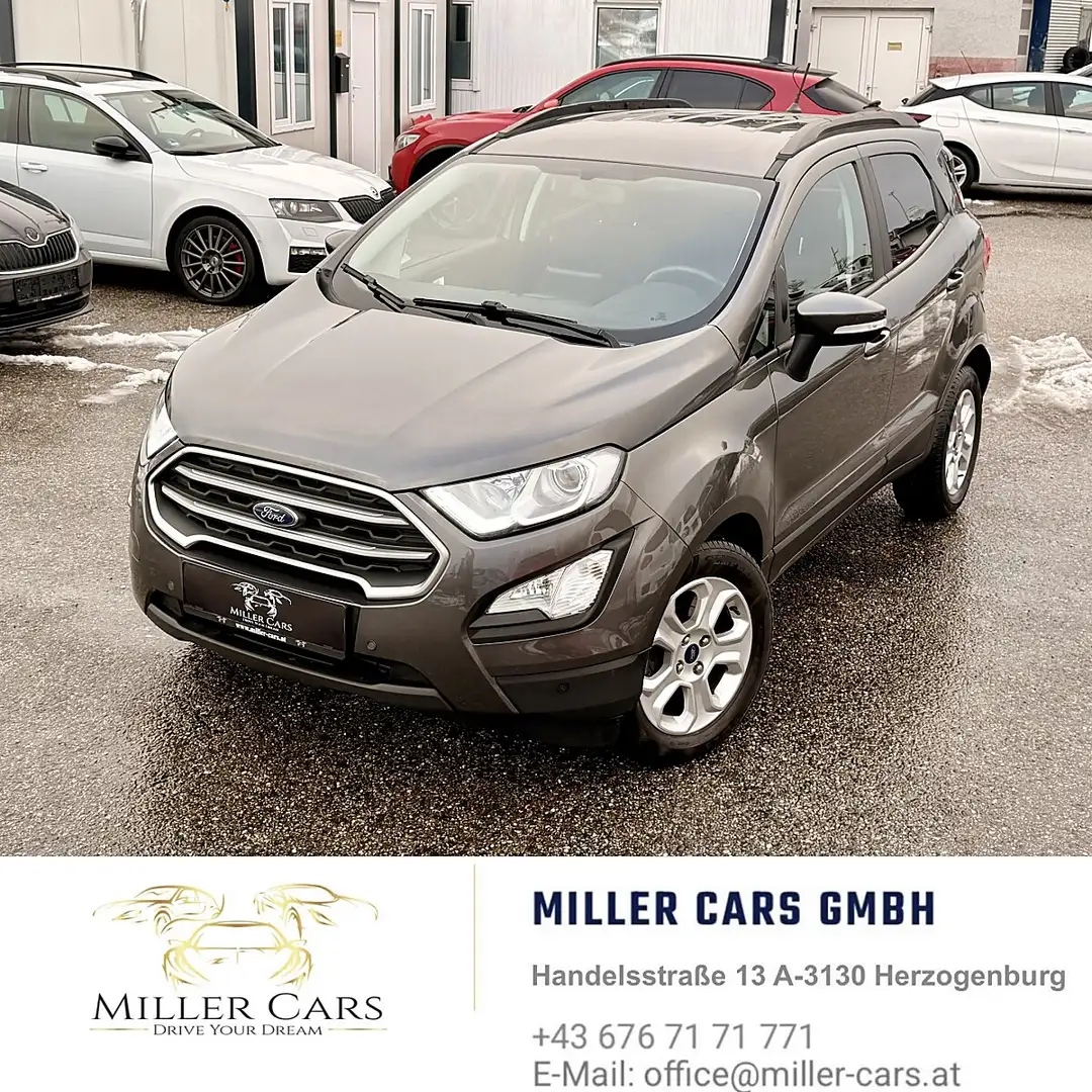 Ford EcoSport 1,0 EcoBoost Trend*Erstbesitz*Garantie*Serviceg... Grau - 2