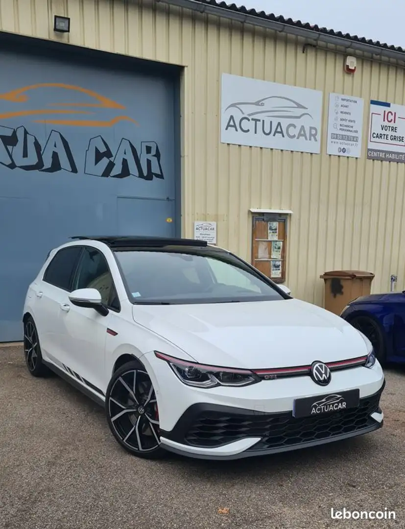 Volkswagen Golf 2.0 TSI 300ch GTI Clubsport DSG7 Entretien Constructeur- TO- Faible Km Weiß - 1