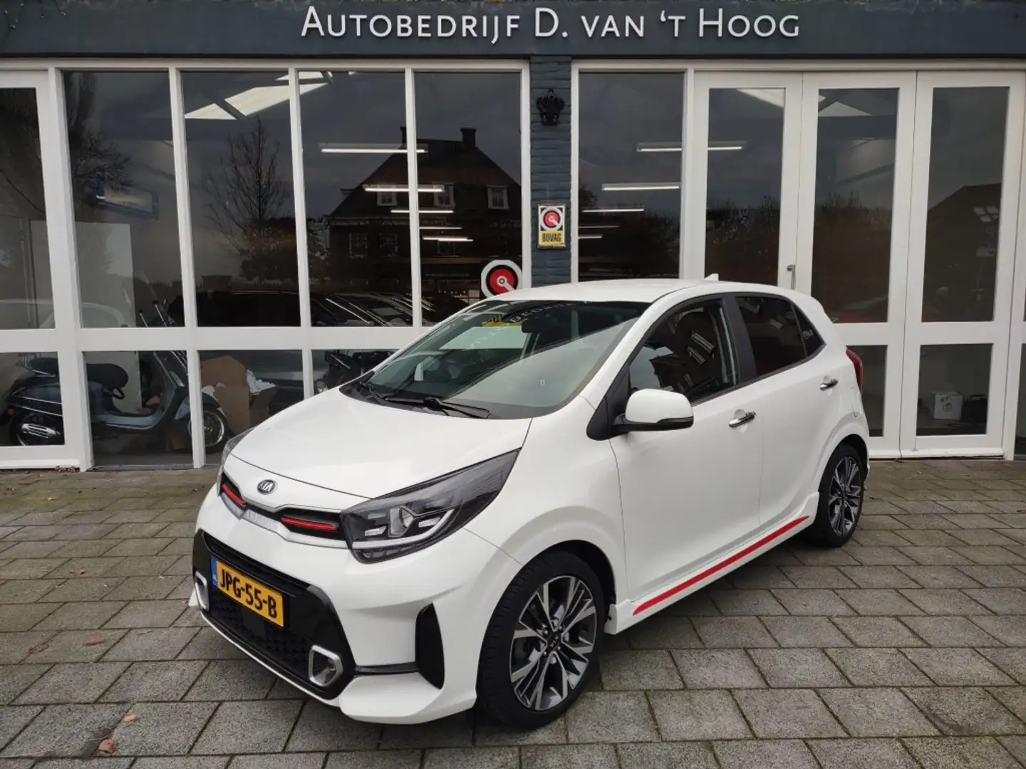 Kia Picanto 1.2 GT-LINE automaat Wit - 1