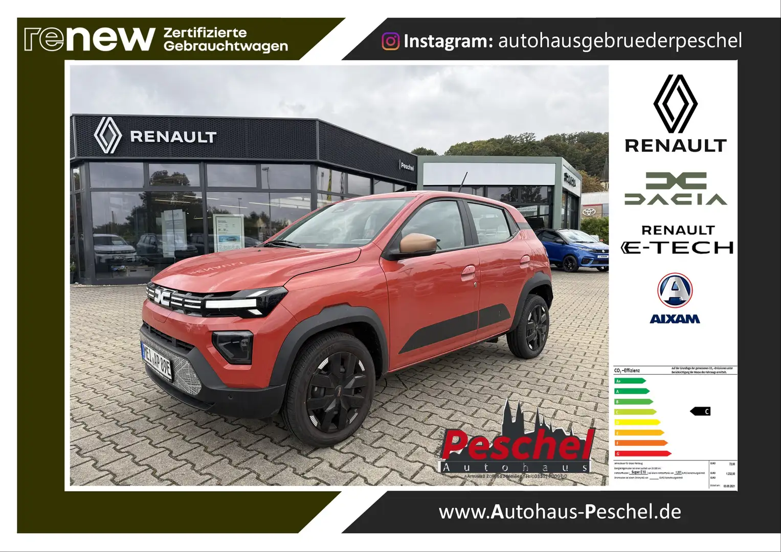 Dacia Spring Extreme 65 Navi CCS Kamera Naranja - 1