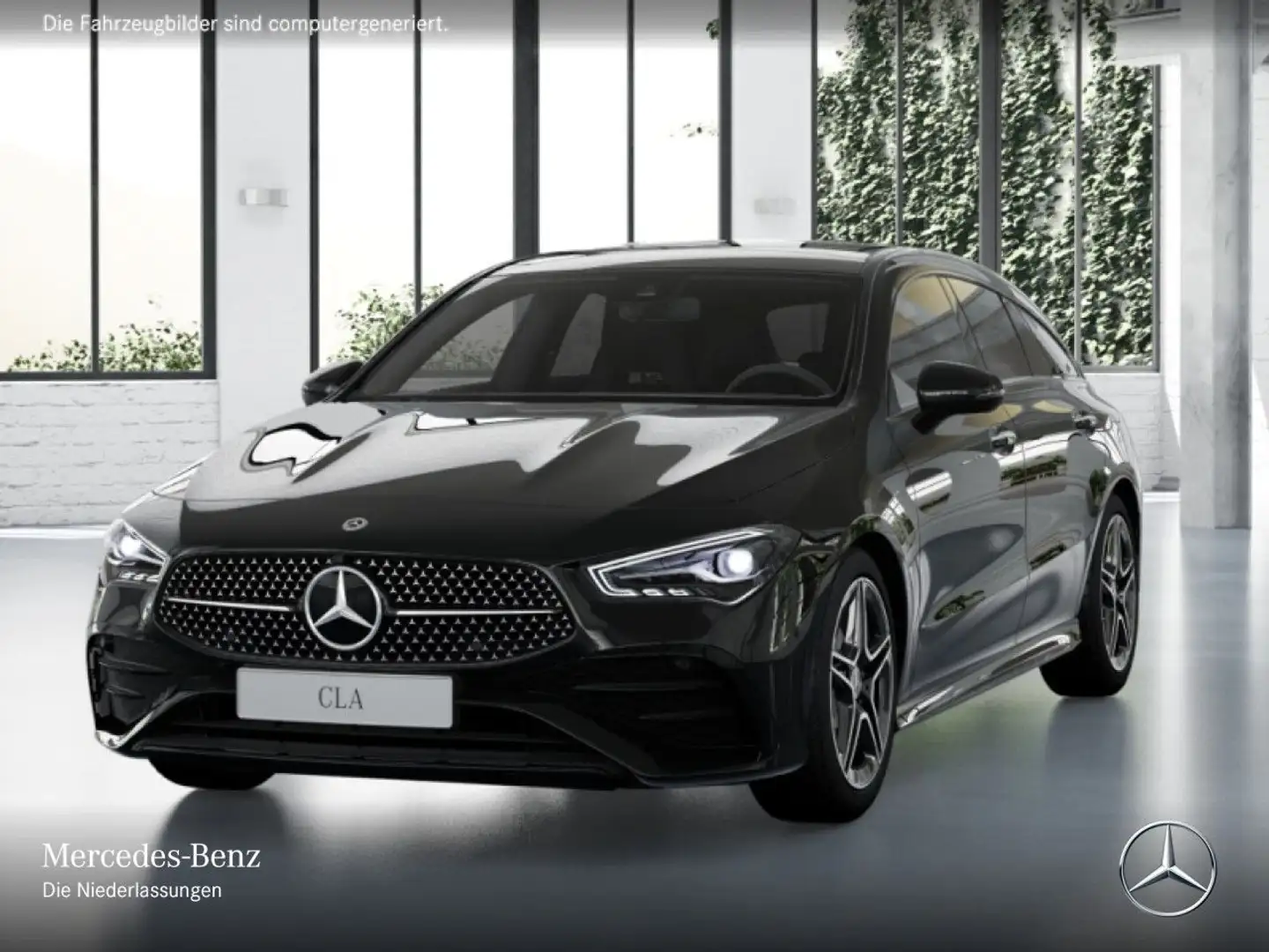 Mercedes-Benz CLA 180 AMG+NIGHT+PANO+360°+LED+TOTW+KEYLESS+7G Zwart - 2