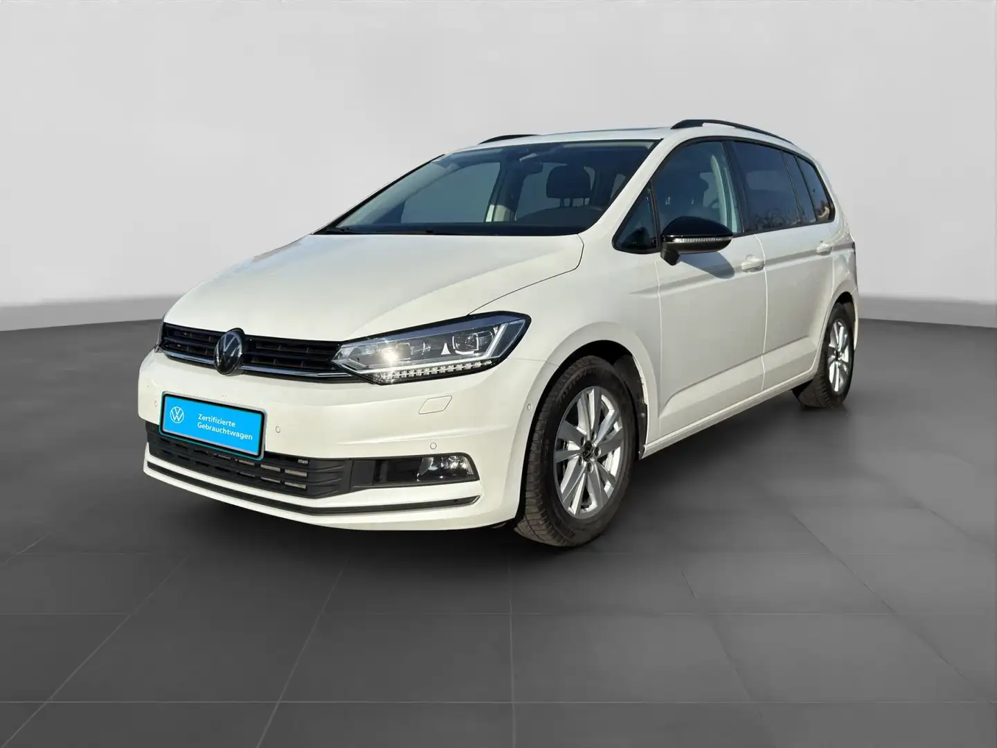 Volkswagen Touran 1.5 TSI DSG HIGHLINE 7-SITZE LM18 PANO ST Weiß - 2