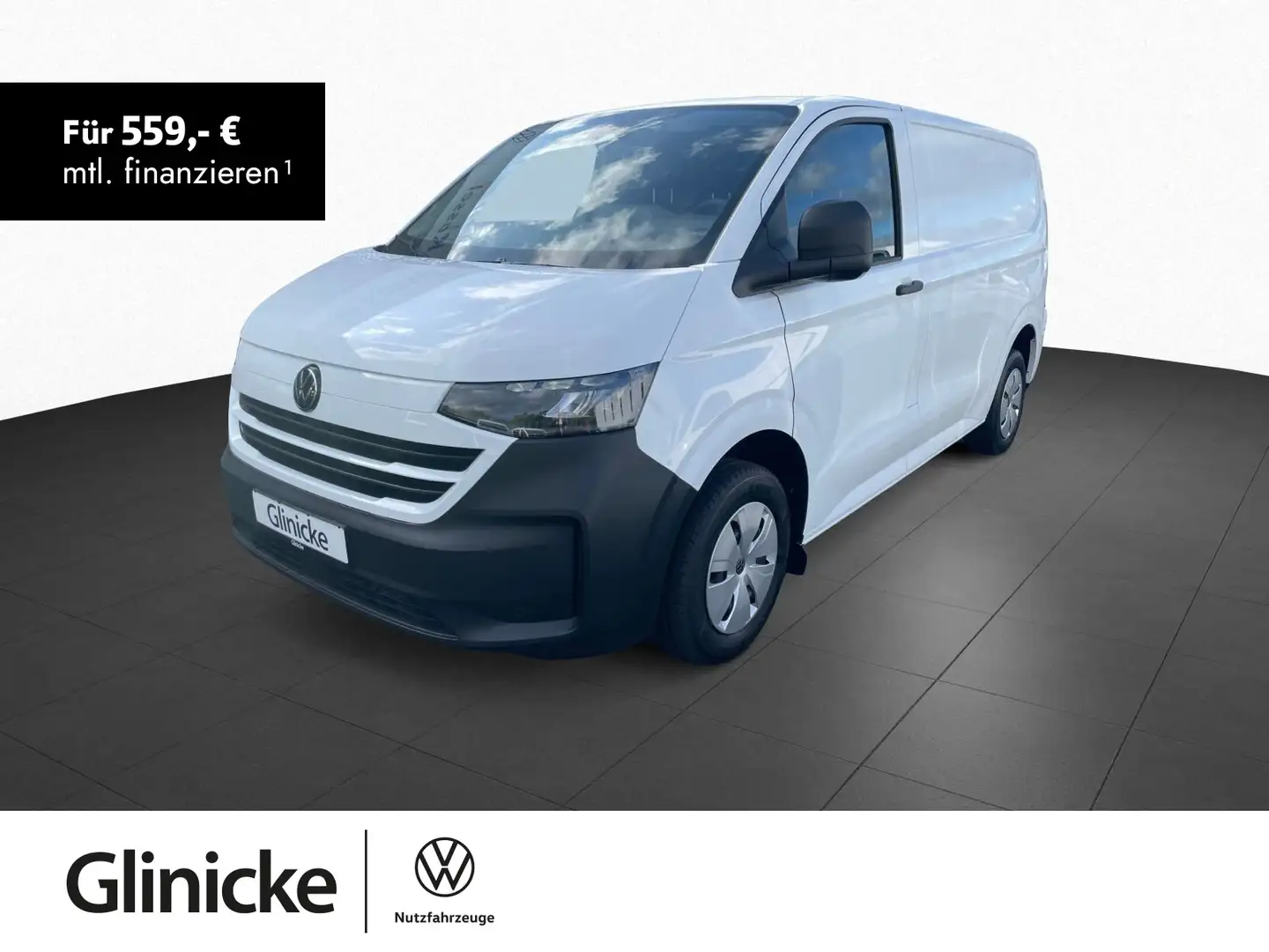 Volkswagen T7 Transporter Kasten 2.0 TDI AHK Kamera Klimaau Weiß - 1