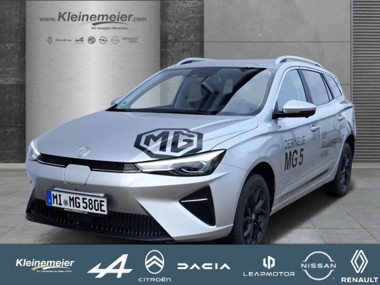 MG MG5 5 EV 61kWH Luxury *360°CAM, Leder,uvm...* Silber - 1