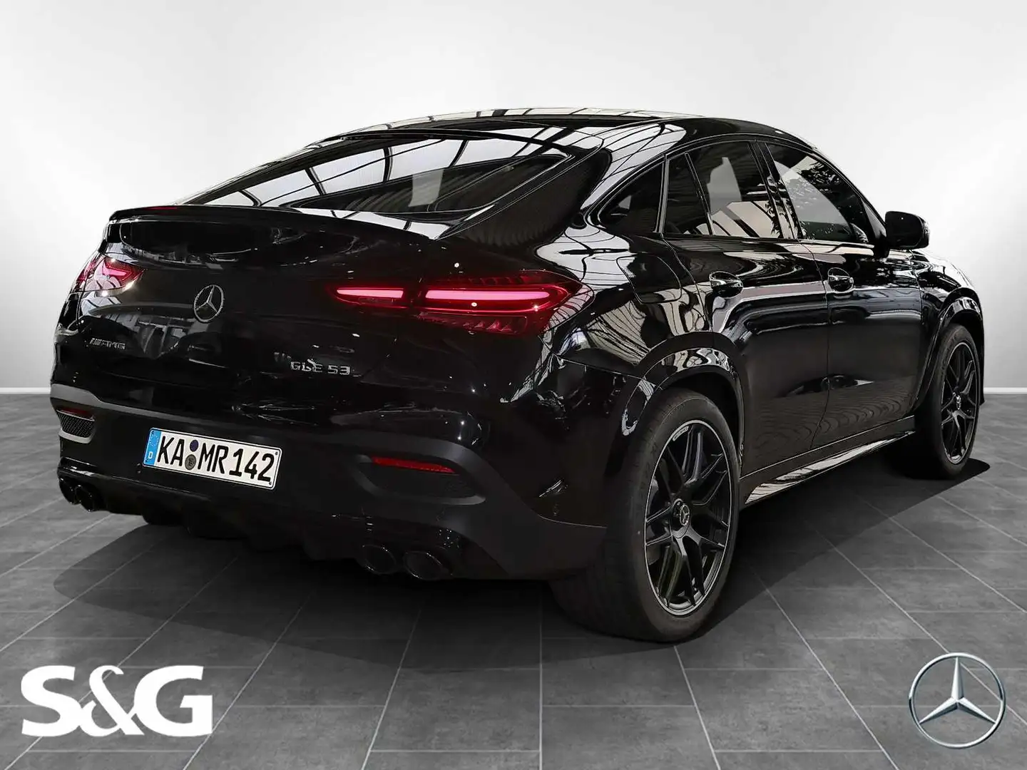 Mercedes-Benz GLE 53 AMG 4M+ Coupé MBUX+360°+M-LED+Pano+Night Schwarz - 2