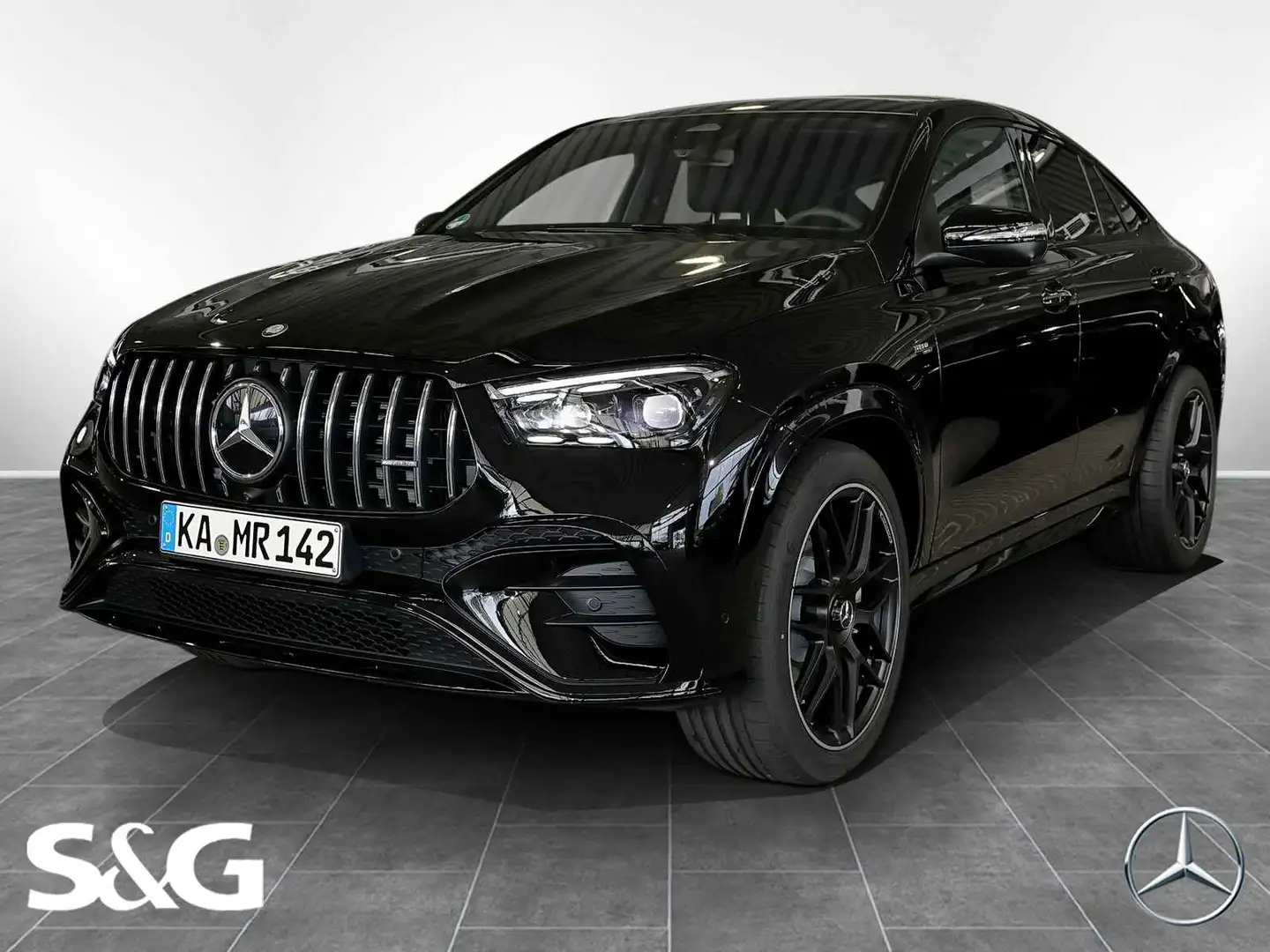 Mercedes-Benz GLE 53 AMG 4M+ Coupé MBUX+360°+M-LED+Pano+Night Schwarz - 1