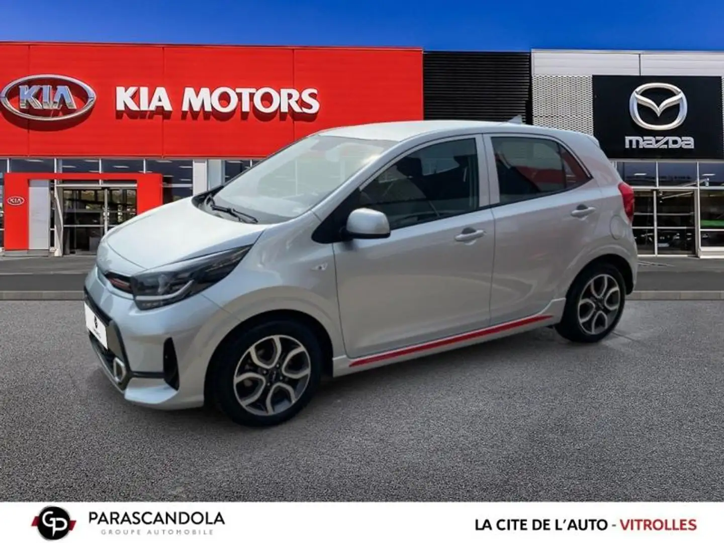 Kia Picanto 1.0 DPi 67ch GT Line Gris - 1