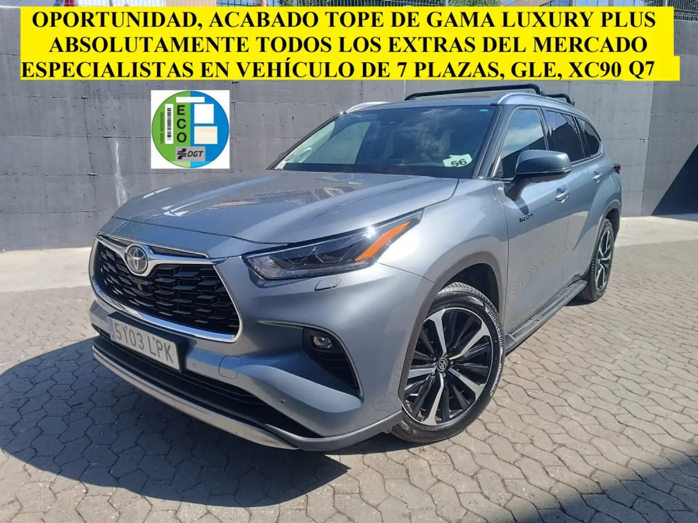 Toyota Highlander 2.5 hybrid Luxury Pintura especial Gris - 1