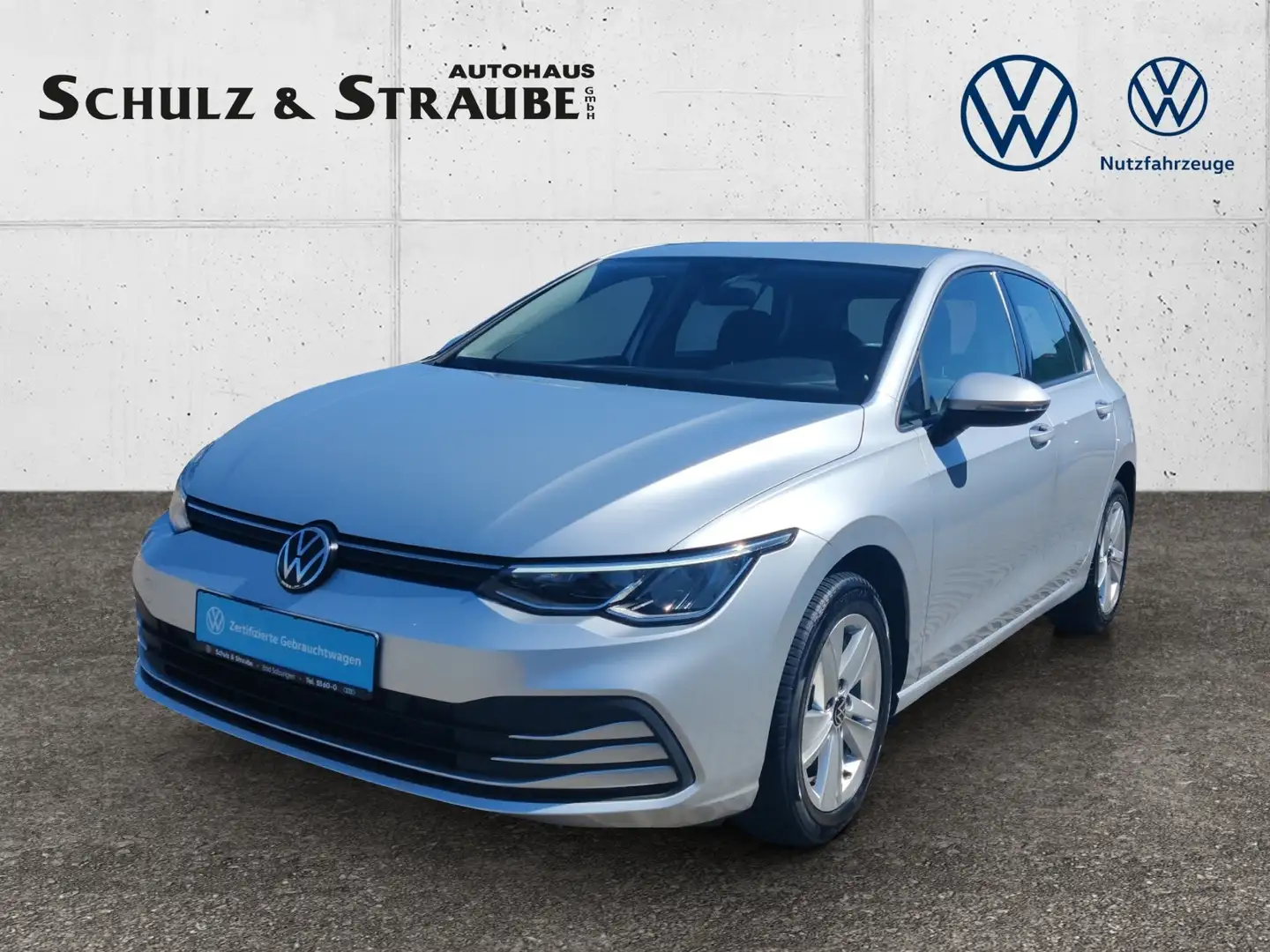 Volkswagen Golf VIII 2.0 TDI Life LED Lenkradheizung Lane Assist Argent - 2