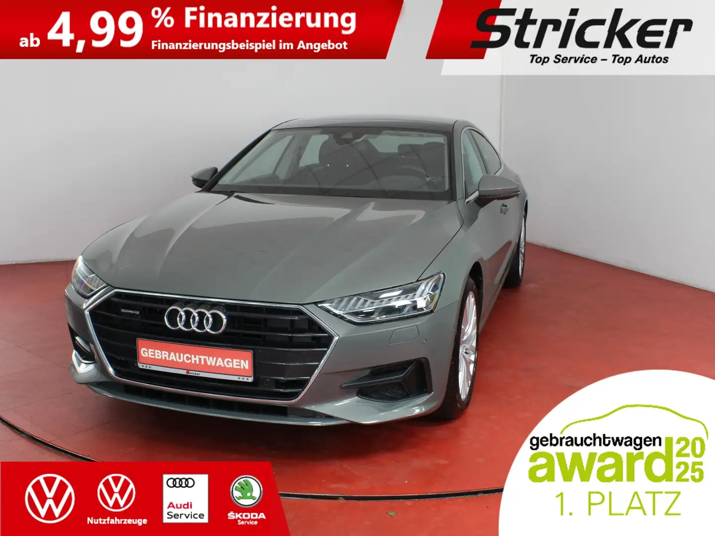 Audi A7 Sportback 50TFSI e 594,-ohne Anzahlung Pano HD Ma Grau - 1