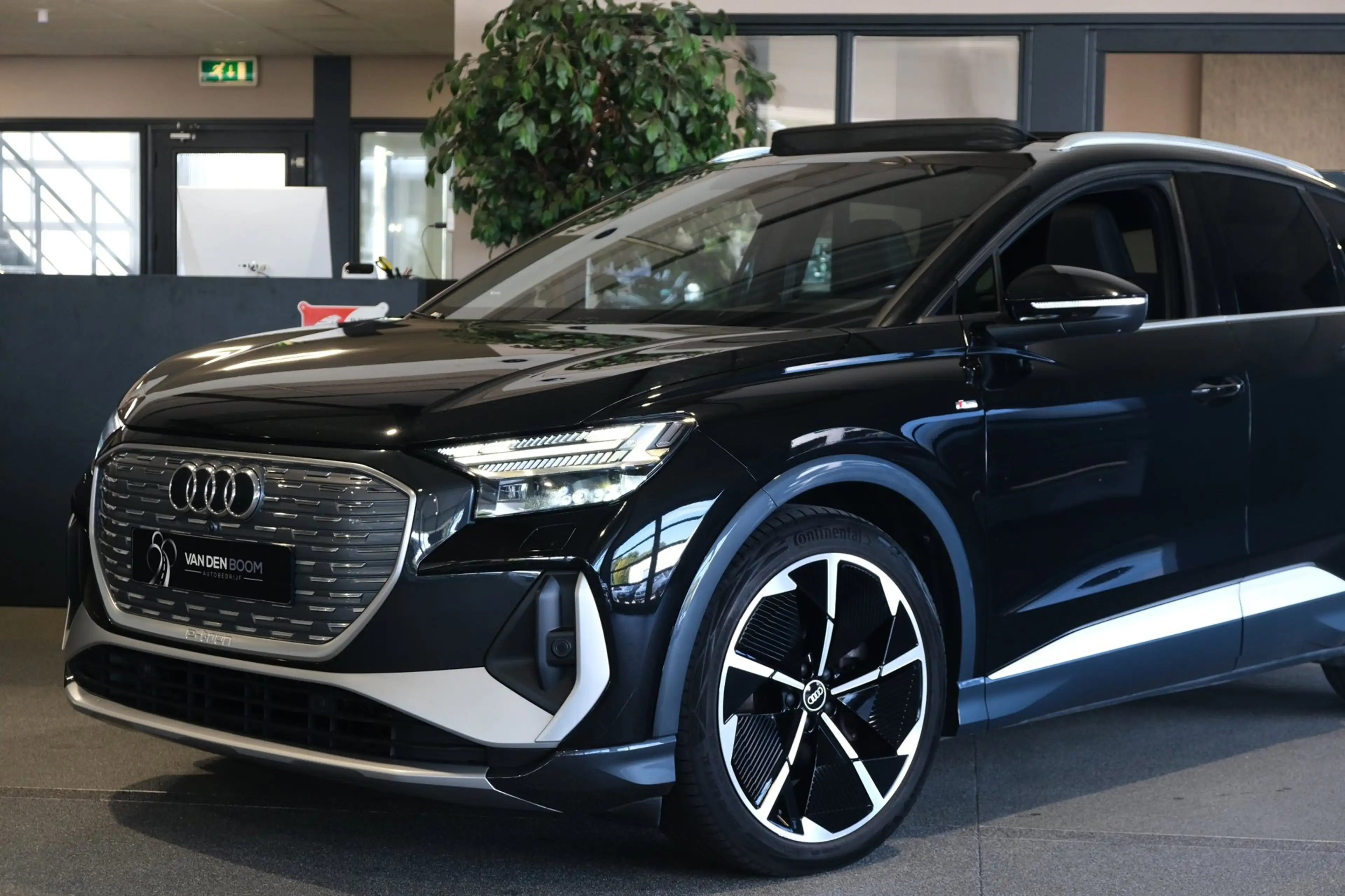 Audi Q4 e-tron 40 2xS-line 77 kWh 100% SOH Diamant leer Pano HUD — photo 13