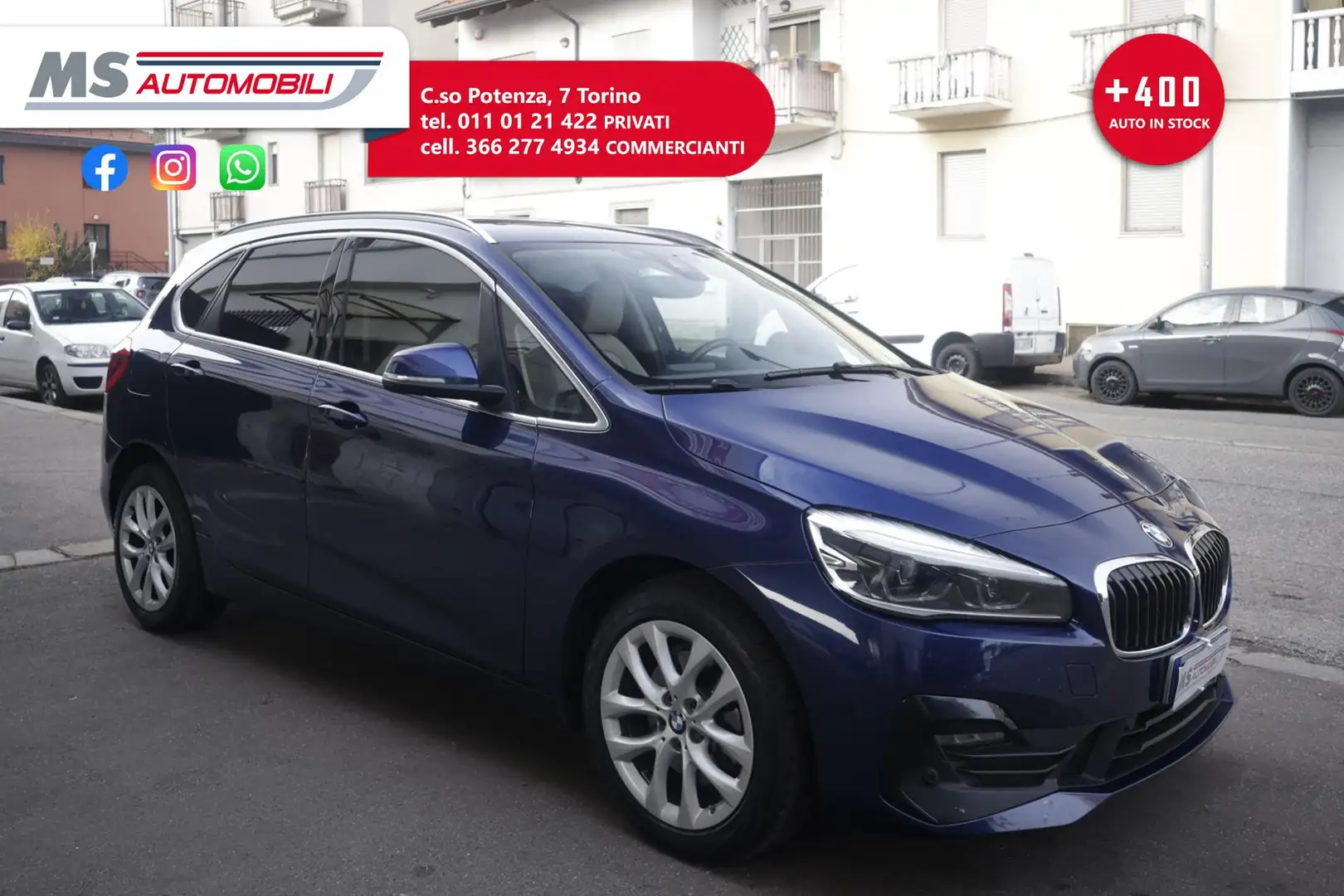 BMW 220 BMW Serie 2 Active Tourer 220d Active Tourer Adva Kék - 1